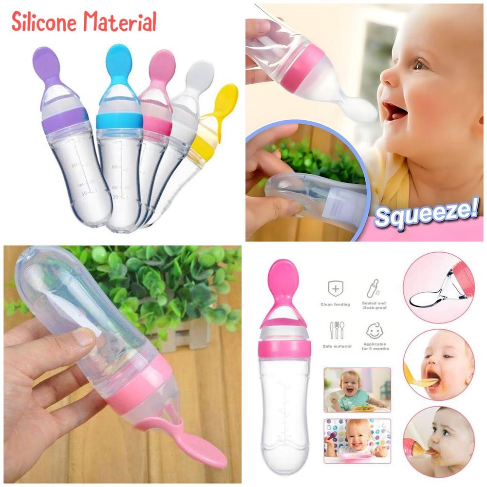 Silicone Baby Feeder With Spoon