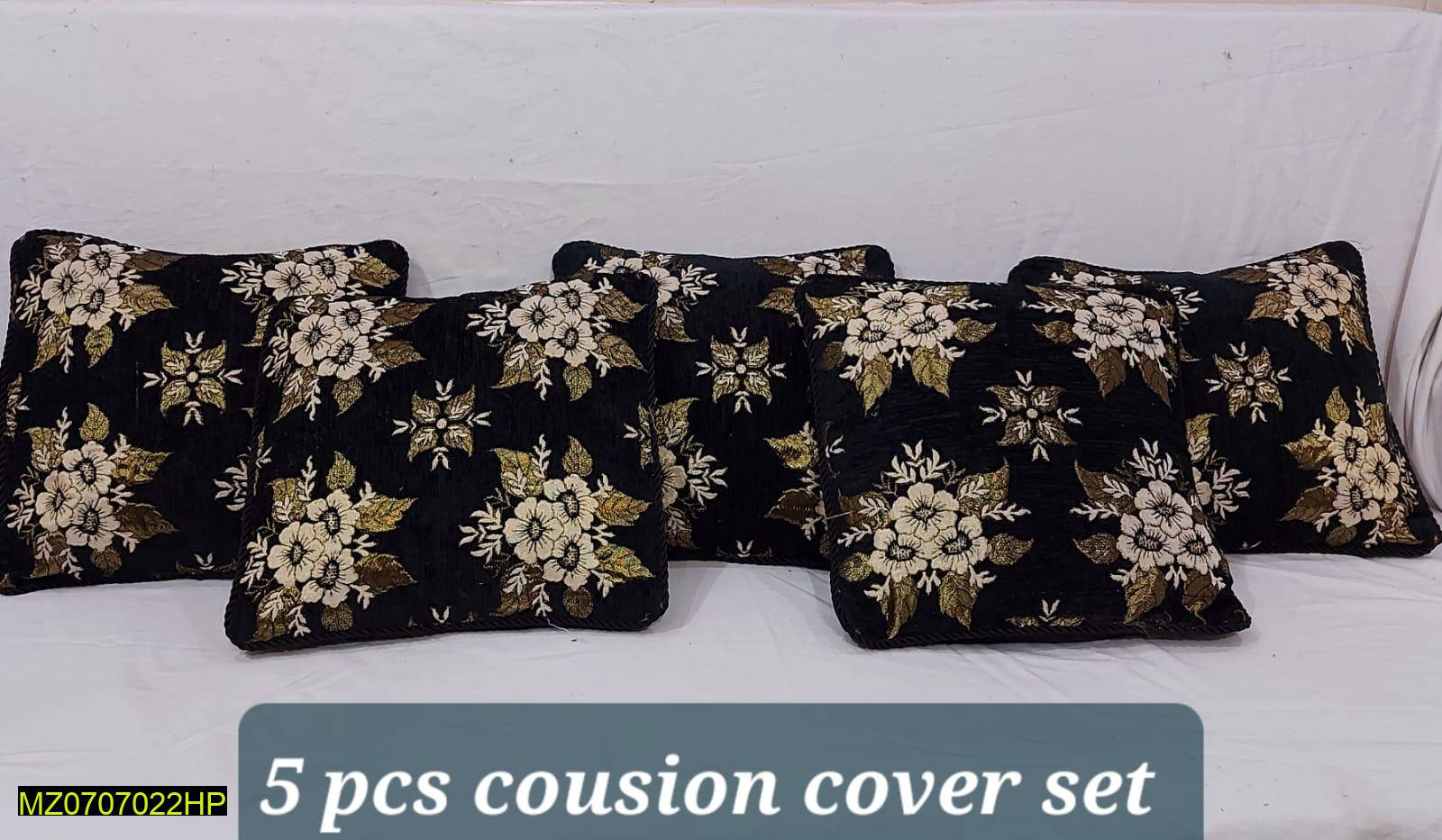 5pcs Cushion Cover Set + 5pcs Cushion Filling Set