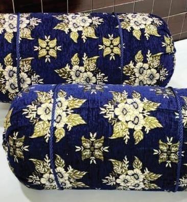 Pack Of 2 Velvet Jacquard Pillow Covers