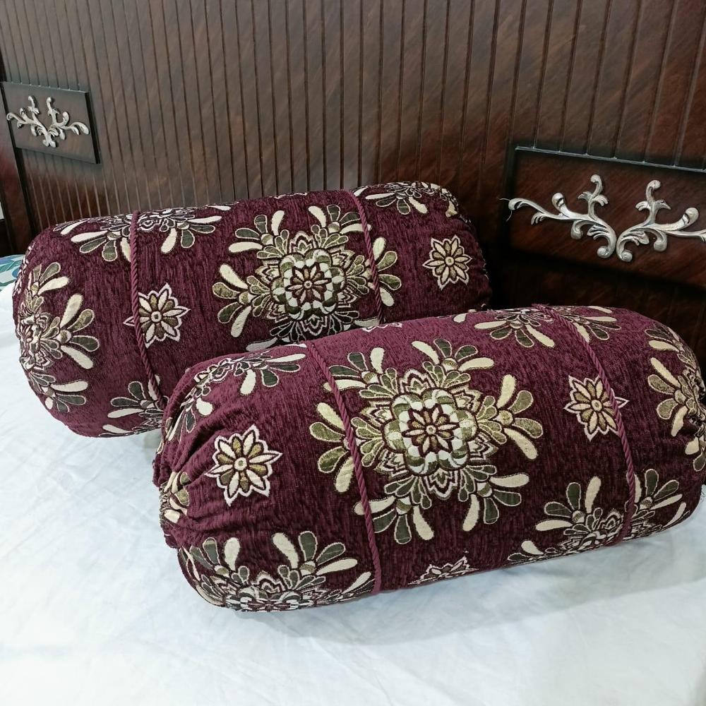 Pack Of 2 Velvet Jacquard Pillow Covers