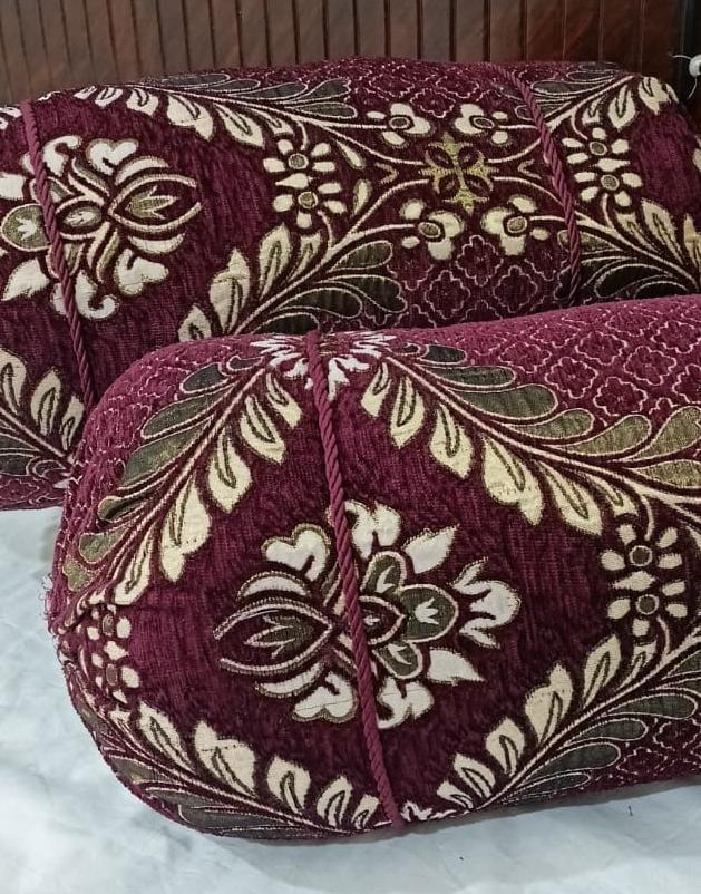 Pack Of 2 Velvet Jacquard Pillow Covers