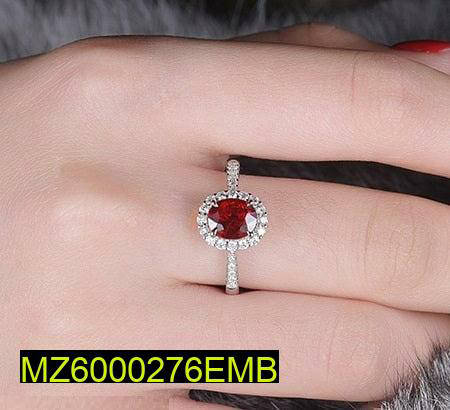 Imported Oval Zircon Ring
