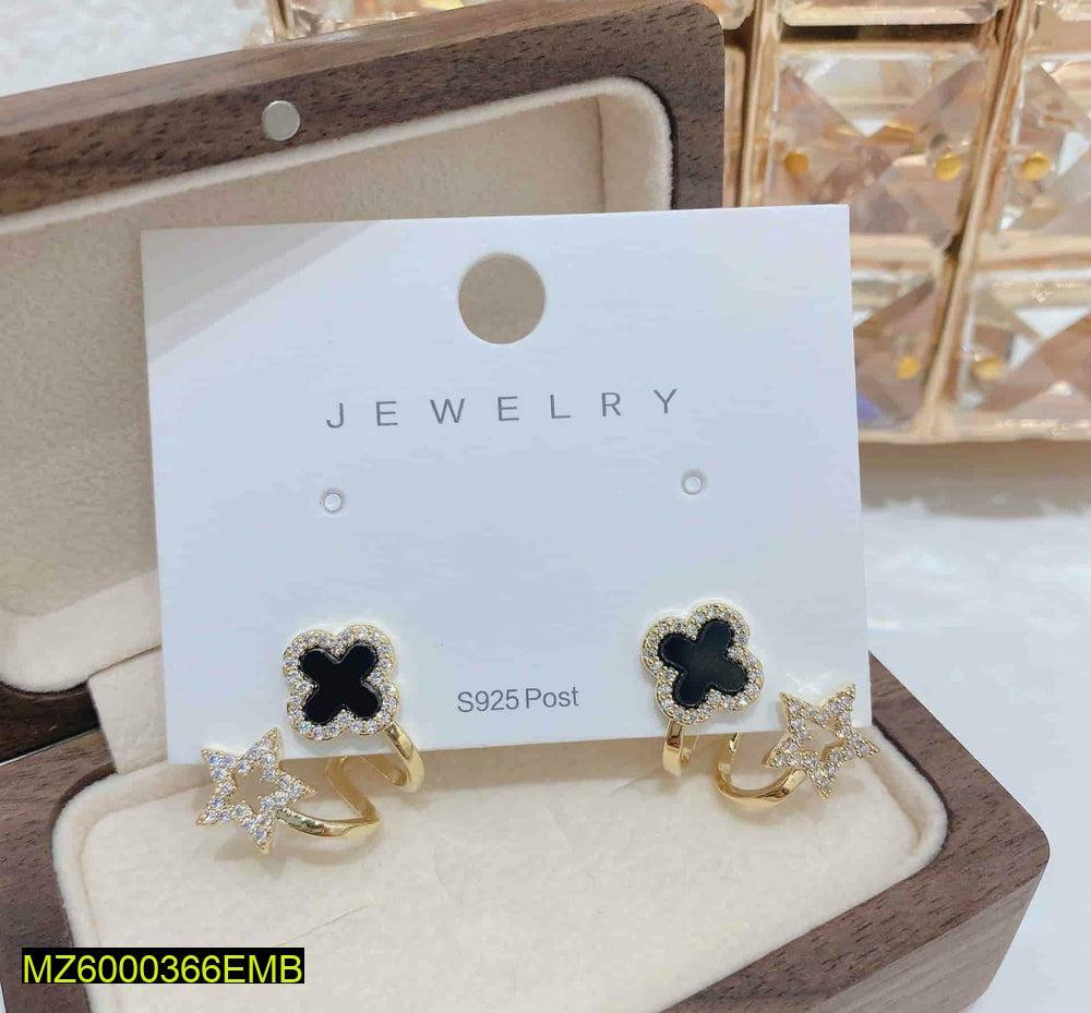 Star And Clover Earrings