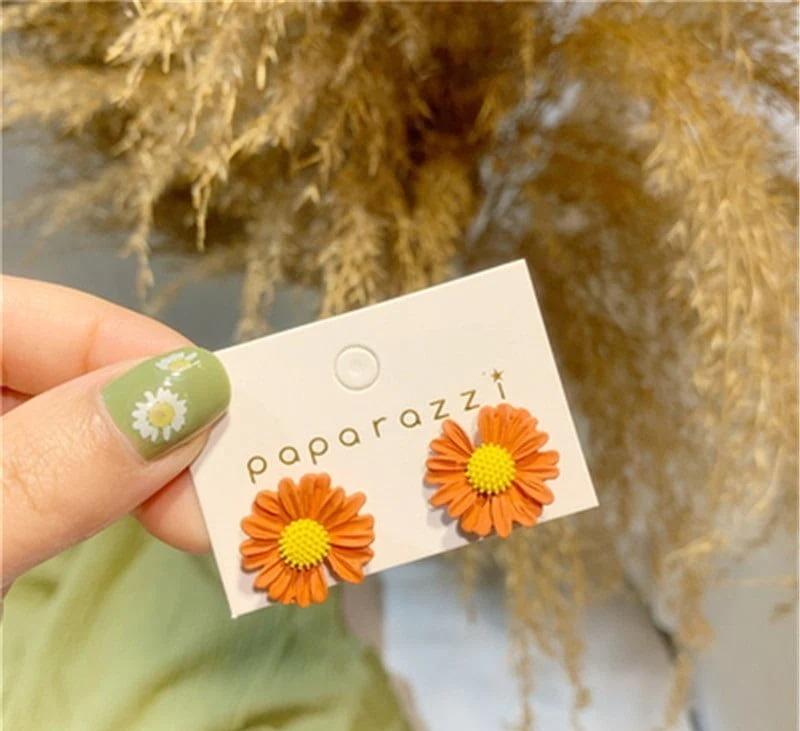 Sunflower Design Studs