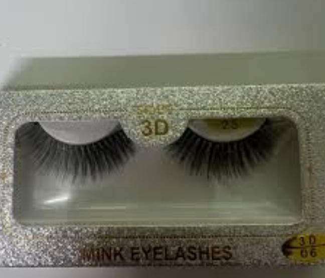 3D False Eyelashes, Set of 2