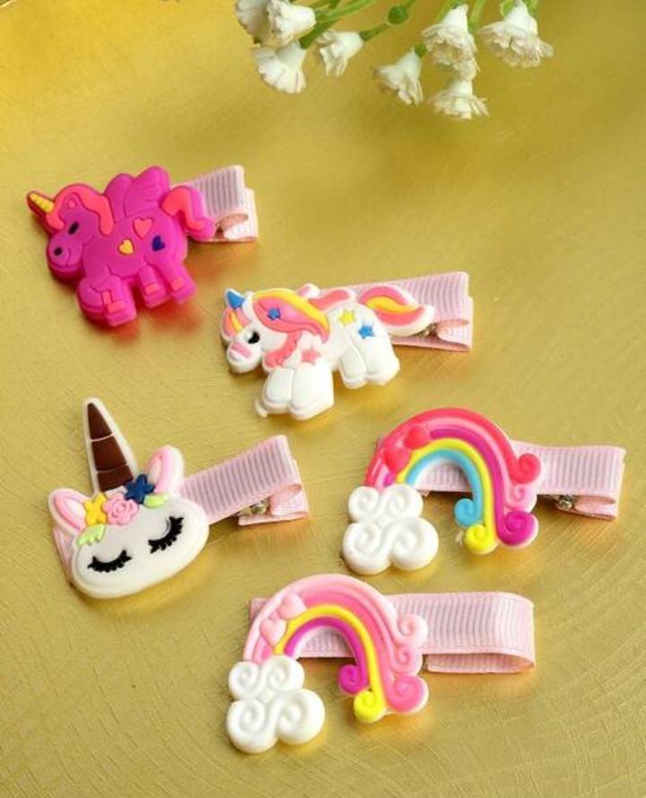 Unicorn Style Pin And Pony Card