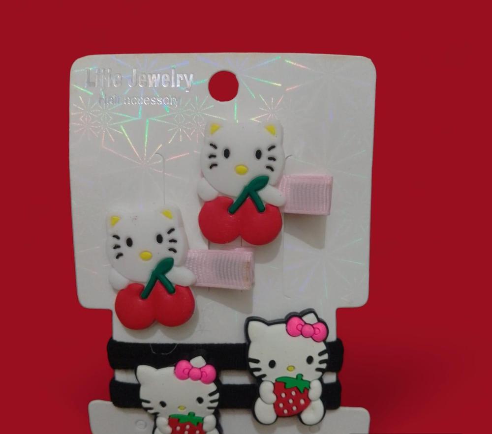 Cute Kitty Style Pin And Pony Card