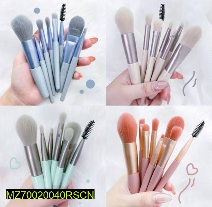 Makeup Brushes, Pack Of 8