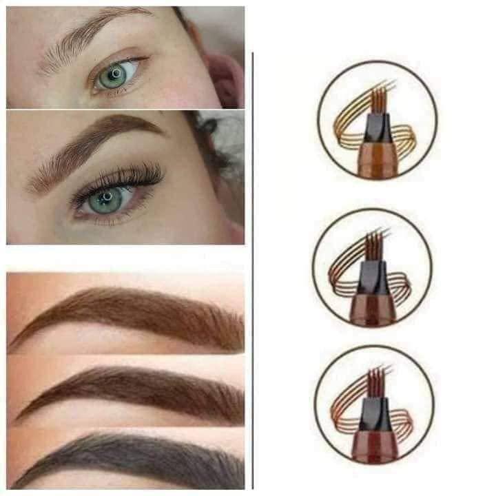 Smudge Proof Eyebrow Pencil And Brush