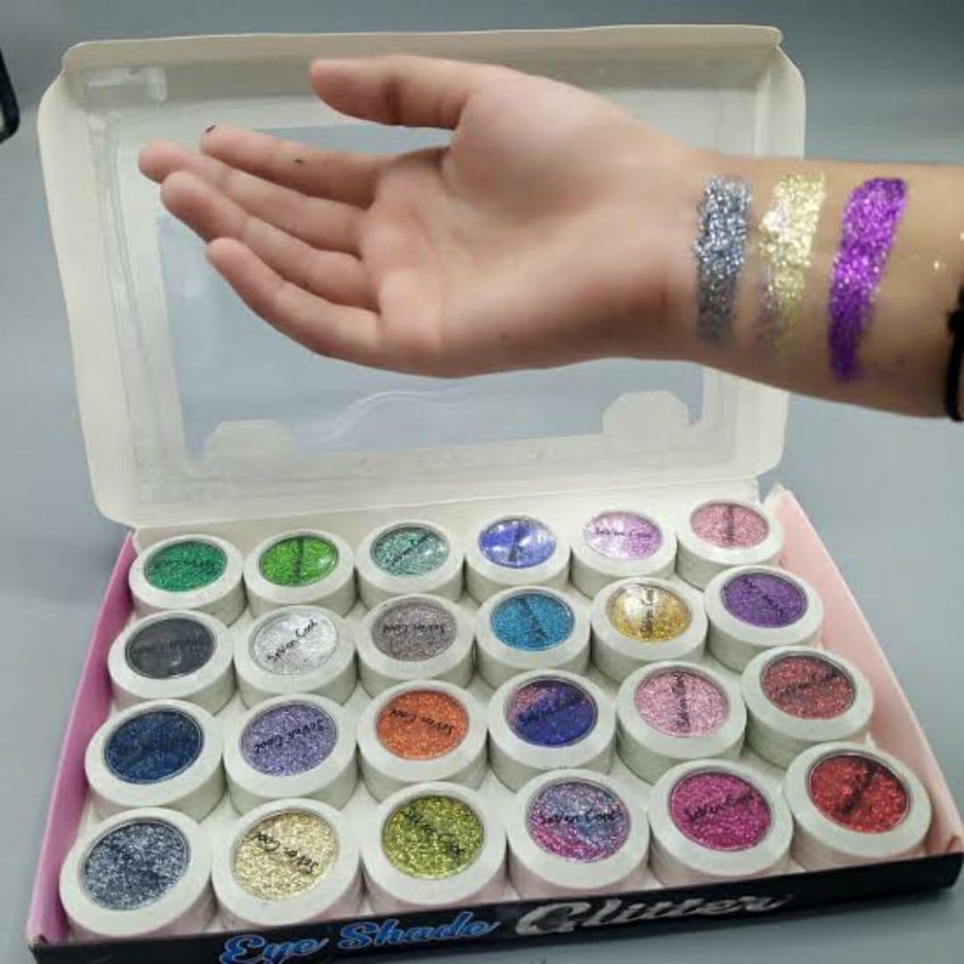 12 Pcs Glitter Shimmer Eyeshadow