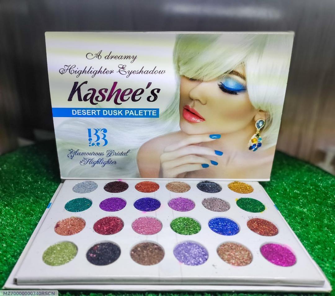 Kashee's 24-Color Glitter Eyeshadow Palette Waterproof Long Lasting