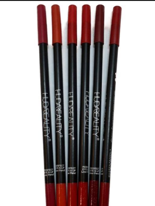 High Pigmented Lip Pencil , Pack of 6