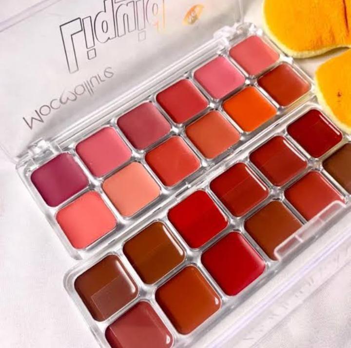 12 in 1 Lipstick and Blush Palette 