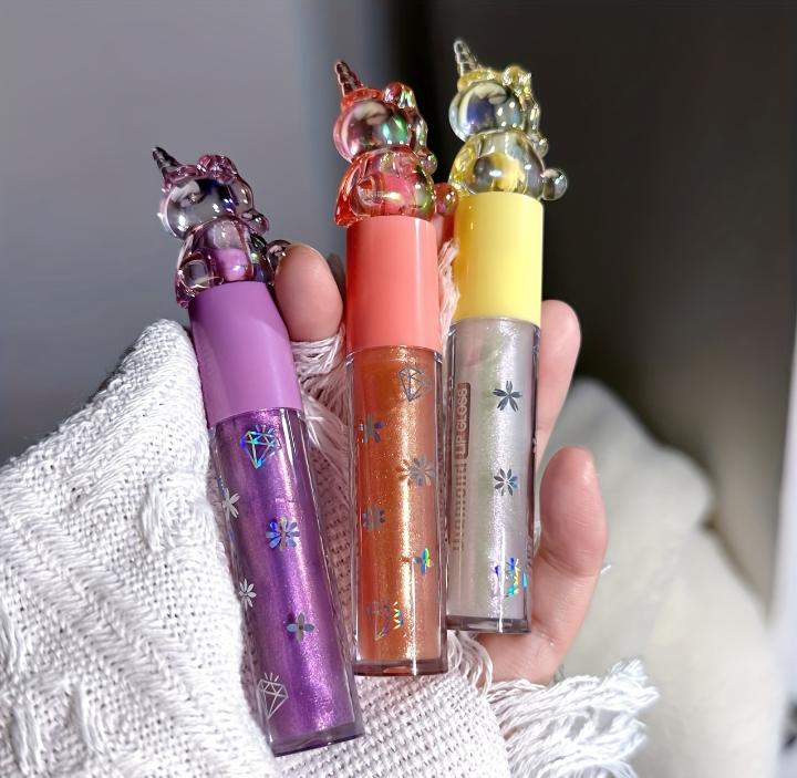 Teddy Style Shiny Color Changing Lip Oil - Pack of 3