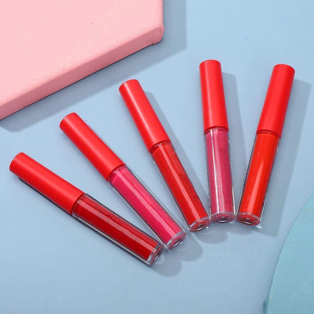 6 Pcs Lip-Gloss High Pigmented For Red Lovers