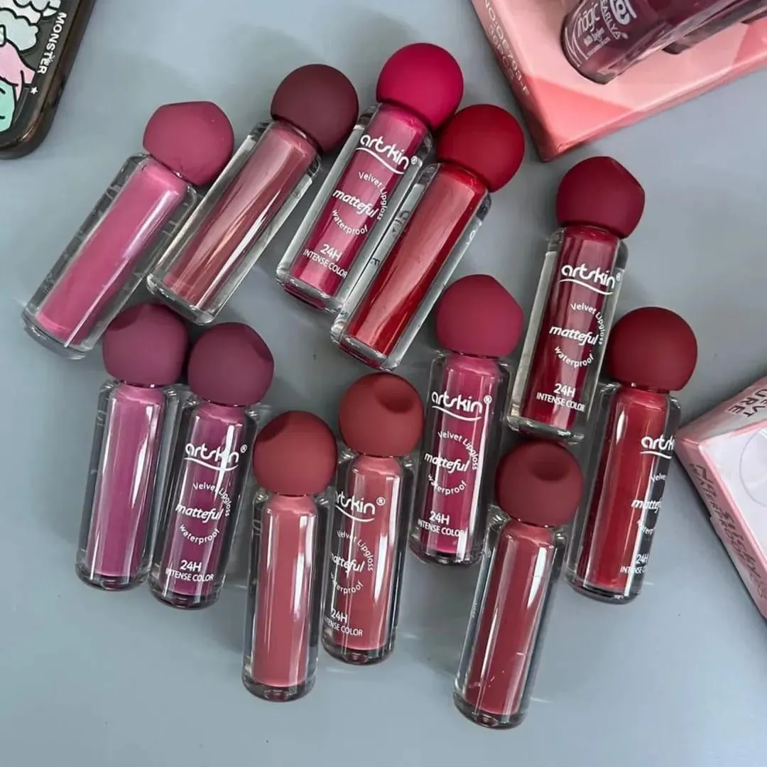 Artskin Velvety Texture Lipgloss, Waterproof,3 Pcs 