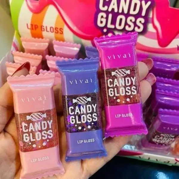 Candy Style High Pigmented Shiny Lip Oil, Shades Of pink, 3 Pcs 