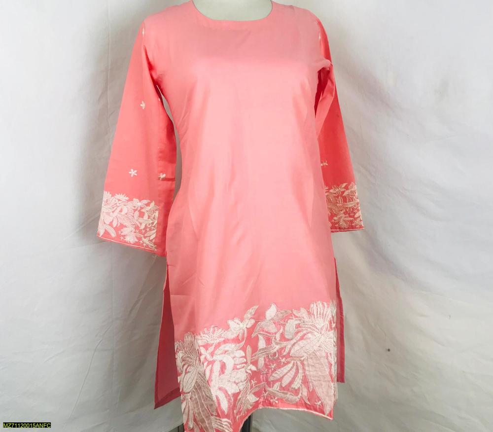 Women's Stitched Arabic Lawn Embroidered Shirt