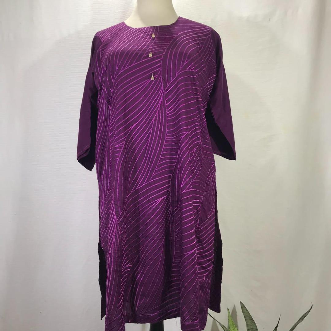 1 Pc Women's Stitched Embroidered Shirt