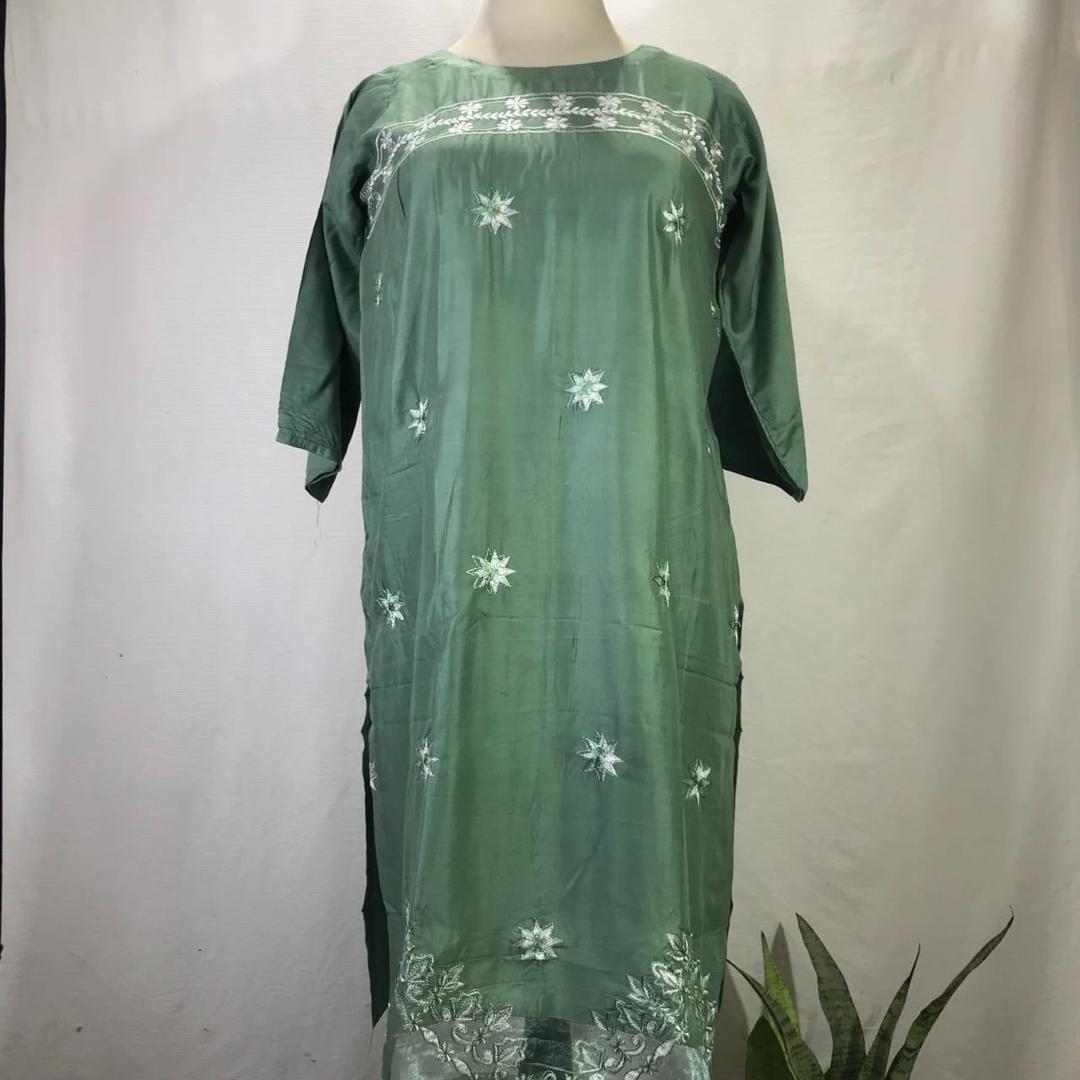 1 Pc Women's Stitched Embroidered Shirt