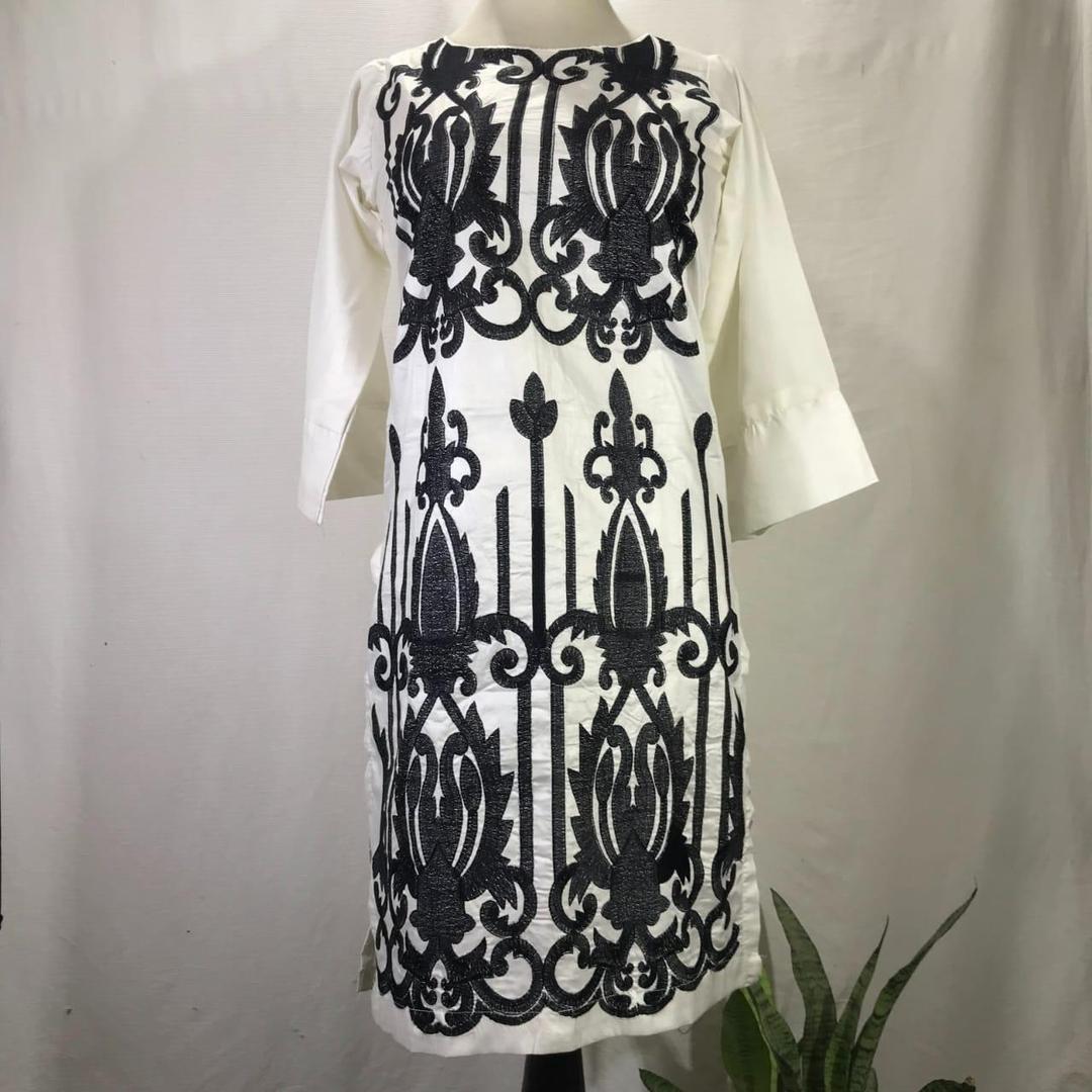 1 Pc Women's Stitched Embroidered Shirt