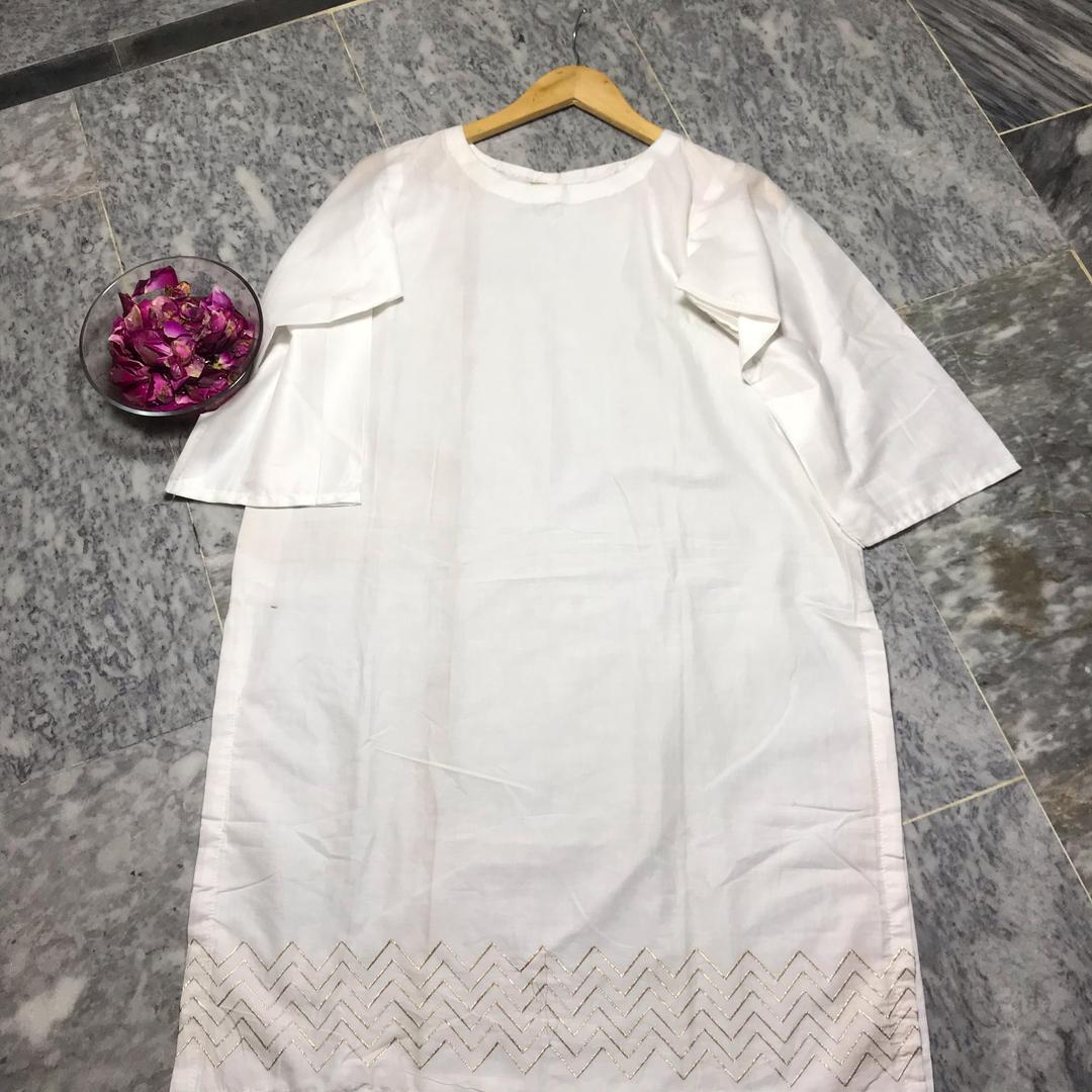 1 Pc Women's Stitched Embroidered Shirt