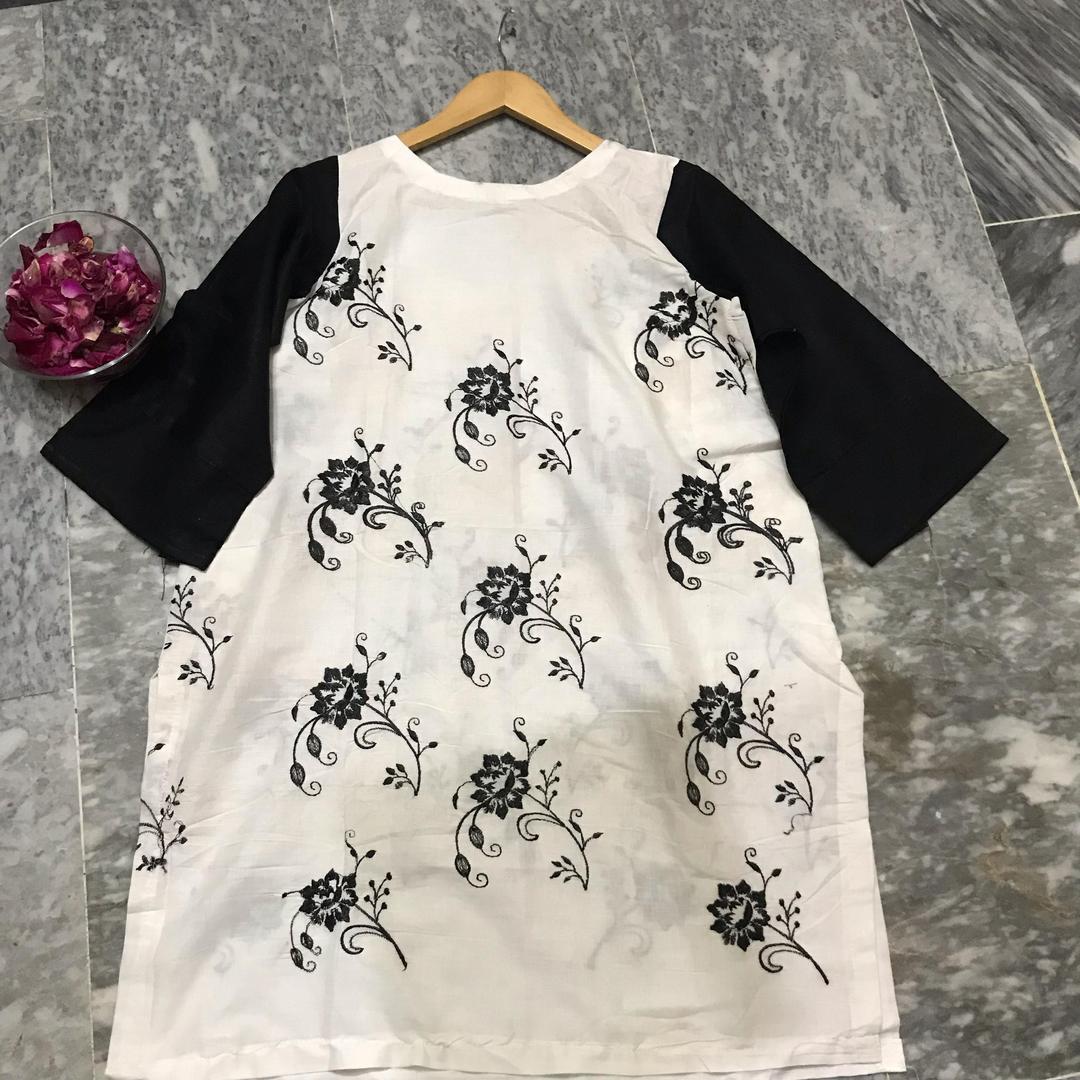 1 Pc Women's Stitched Embroidered Shirt