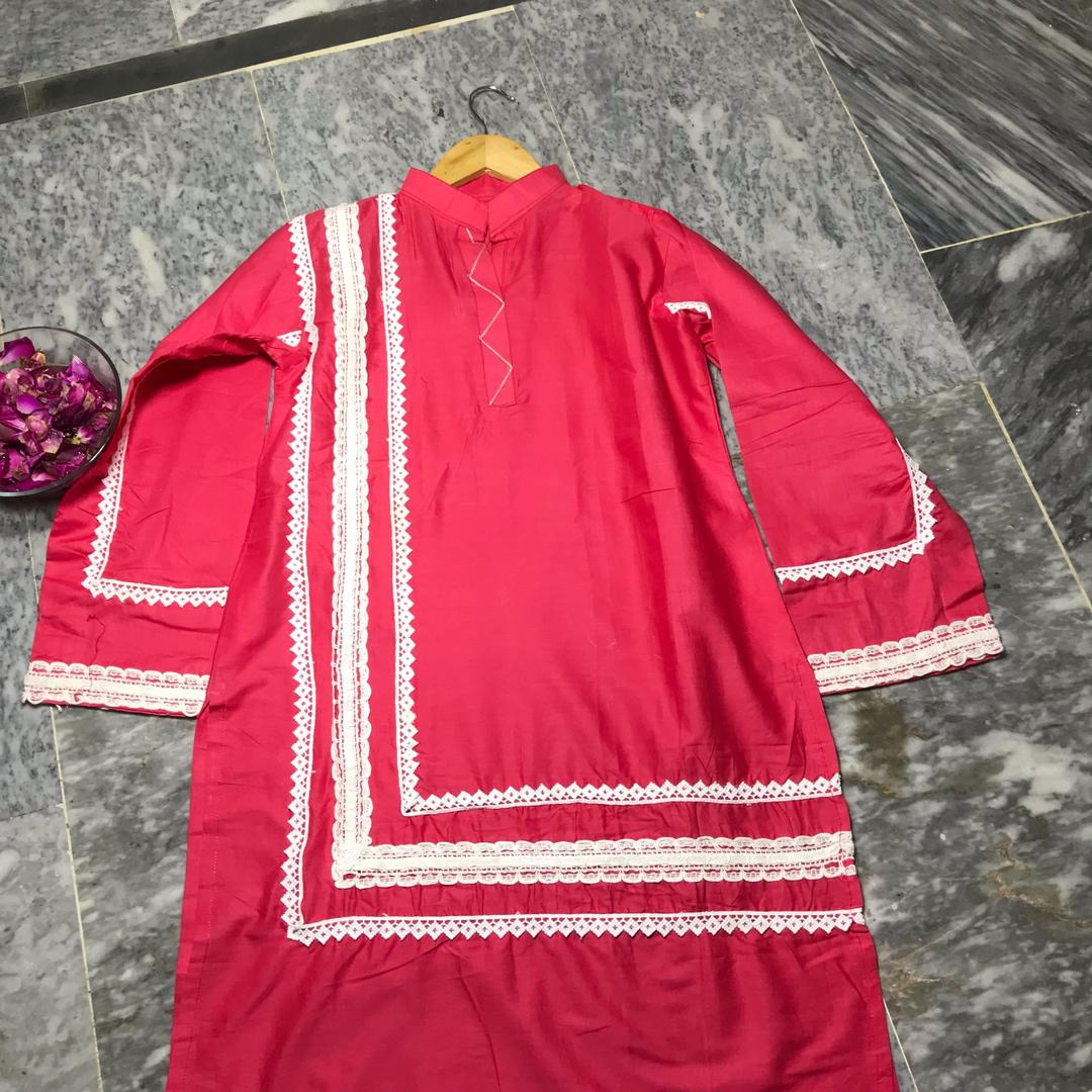 1 Pc Women's Stitched Embroidered Shirt