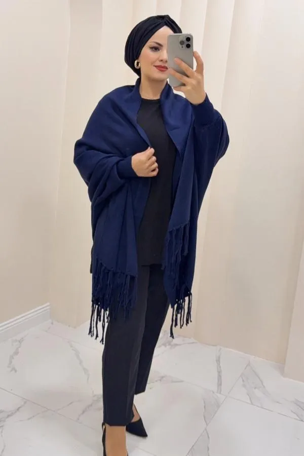 Women's Fleece Cape Shawl