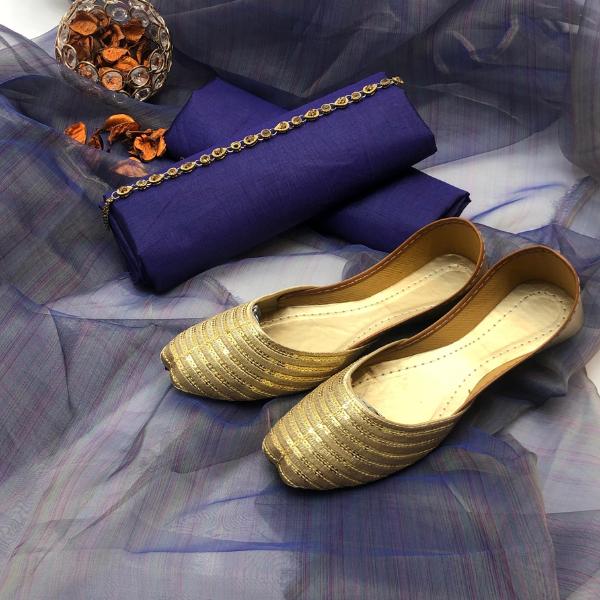 3 Pcs Women's Unstitched Plain Suit