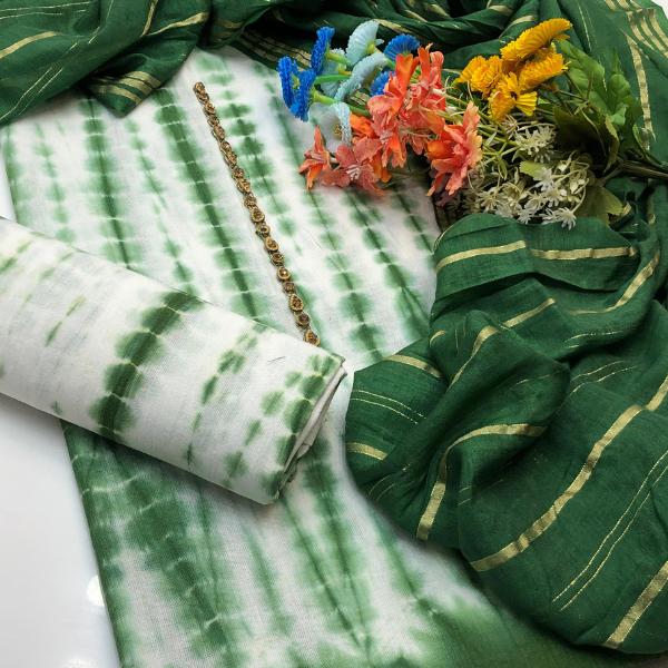 3 Pcs Women's Unstitched Printed Suit