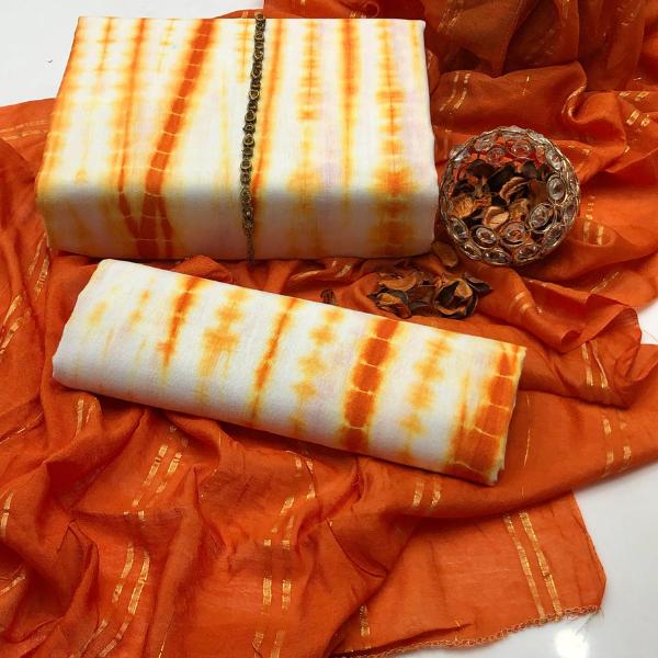 3 Pcs Women's Unstitched Printed Suit