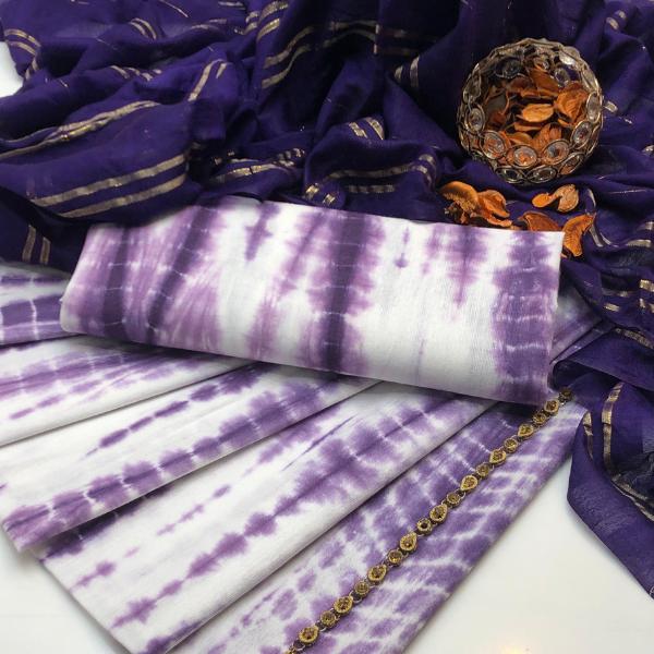 3 Pcs Women's Unstitched Printed Suit