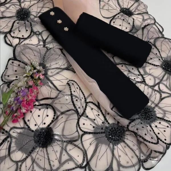 3 Pcs Women's Unstitched Plain Suit