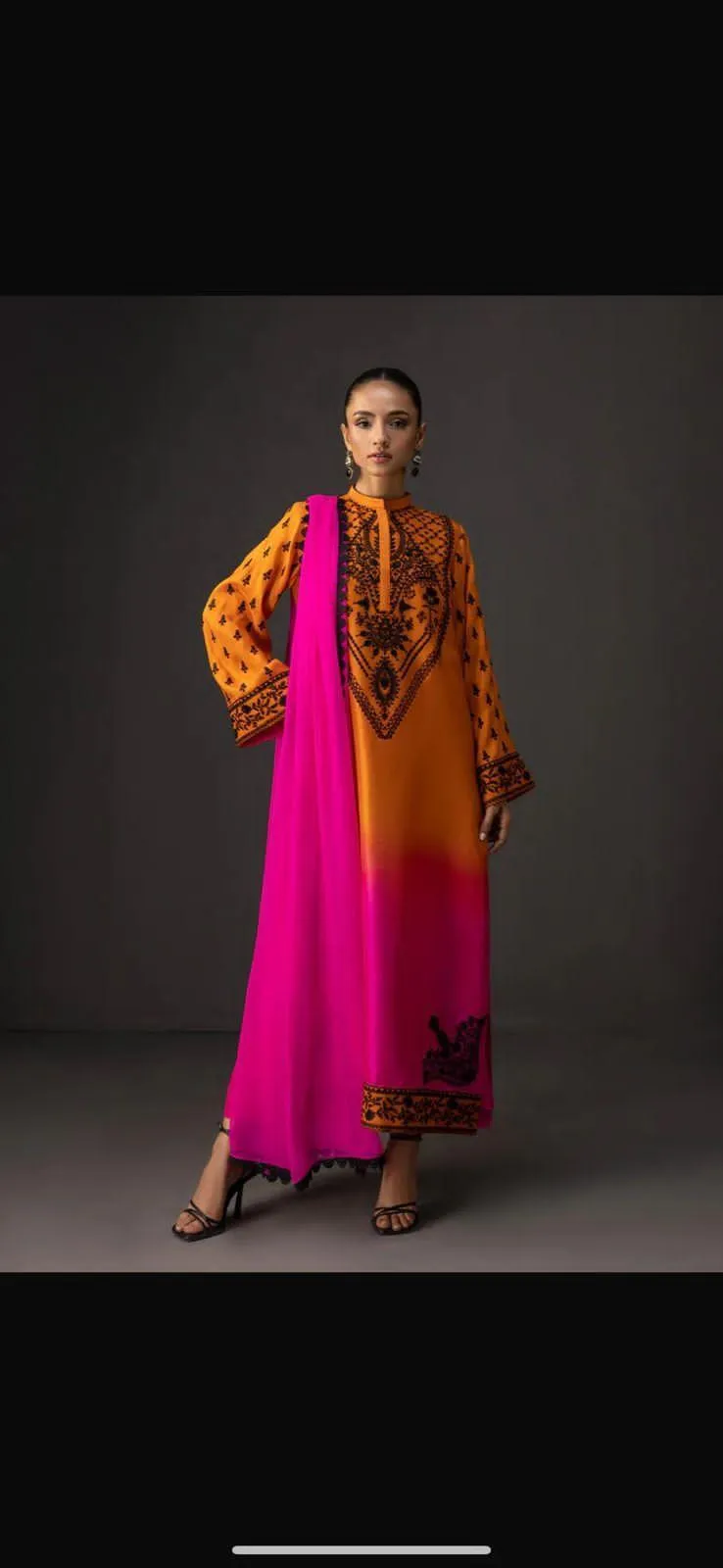 3 Pcs Women's Unstitched Digital Print Suit