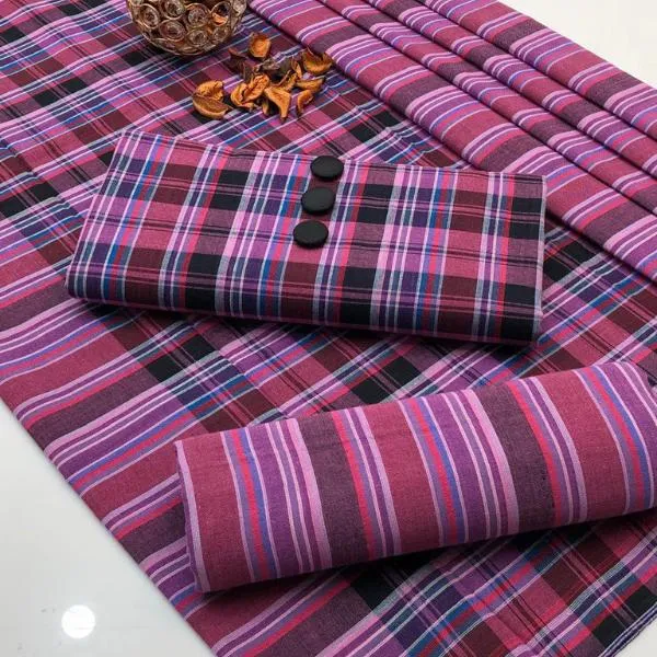 3 Pcs Women's Unstitched Embroidered Suit