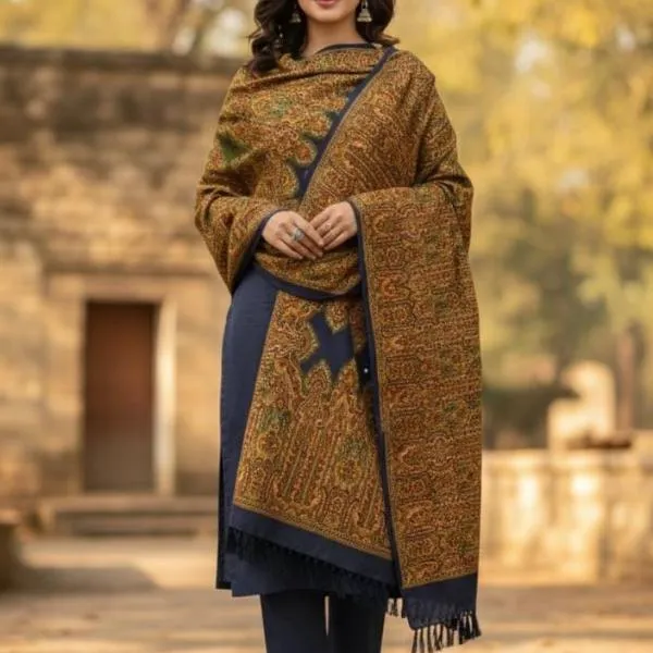 3 Pcs Women's Unstitched Plain Suit