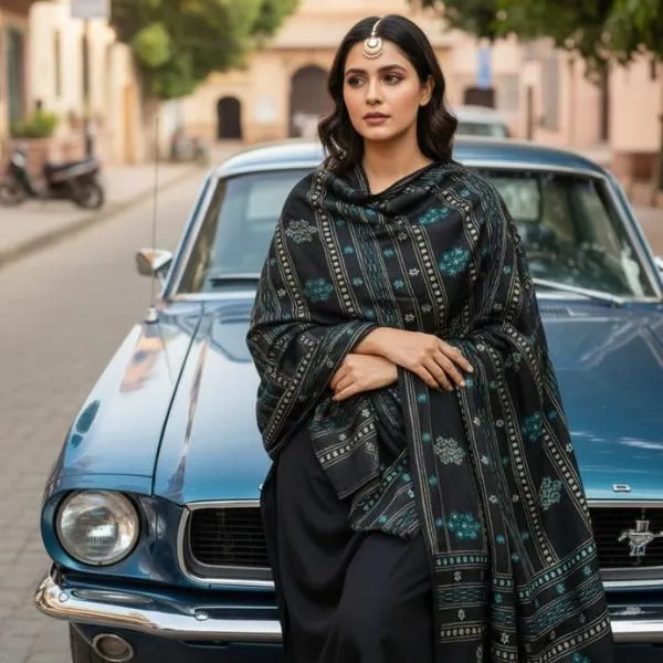 3 Pcs Women's Unstitched Plain Suit