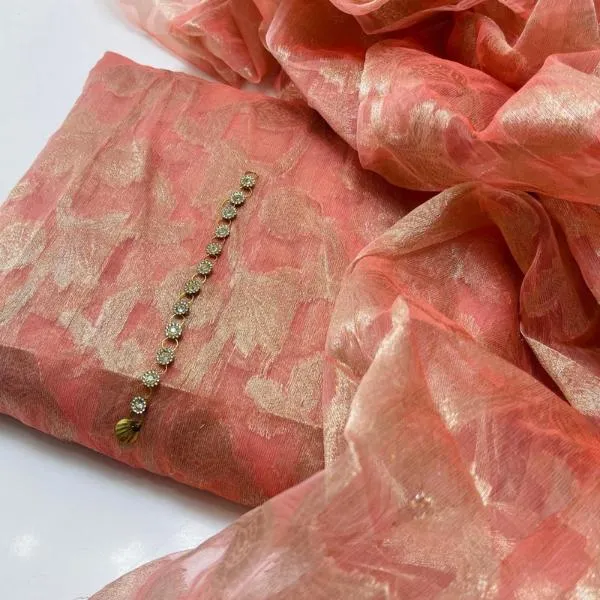 2 Pcs Women's Unstitched Embroidered Suit