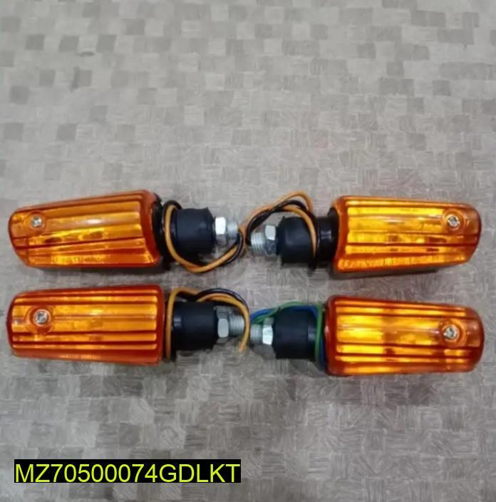 4 Pcs Straight Indicator Lights