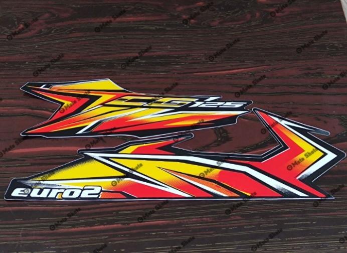 CG 125 Bike Tank Stickers