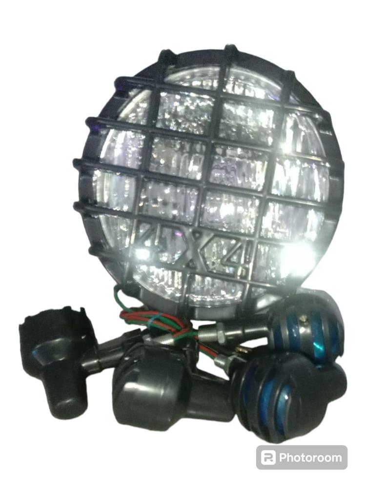 Motorbike Headlight And Indicator Set