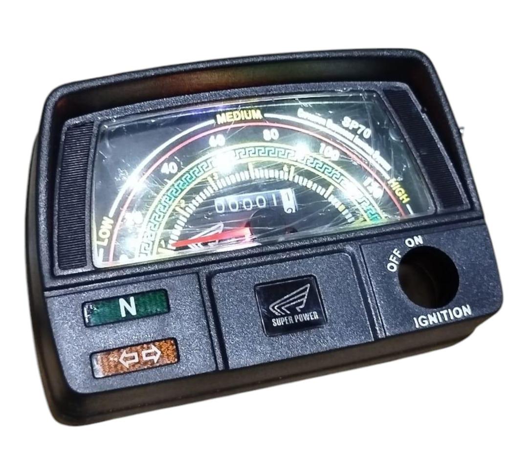 High Quality Speedometer - 1 Pc Durable Black Plastic & Metal Design for Optimal Visibility