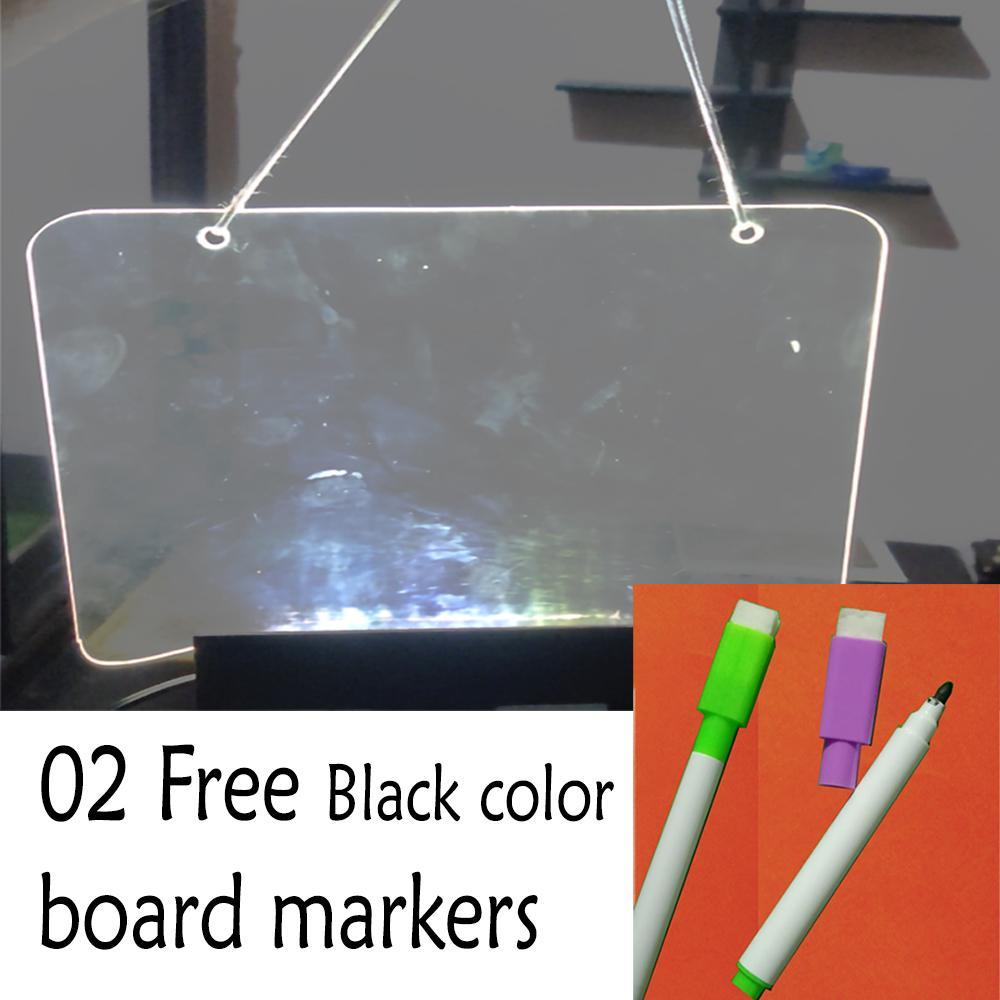 DIY Multicolor Acrylic Sign with Long-Lasting LED Bulbs - 1 Pc