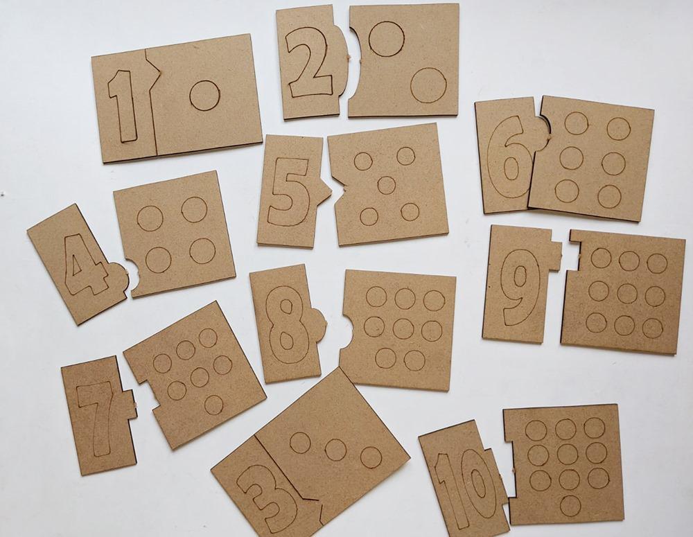 3D Learning Wooden Board For Kids