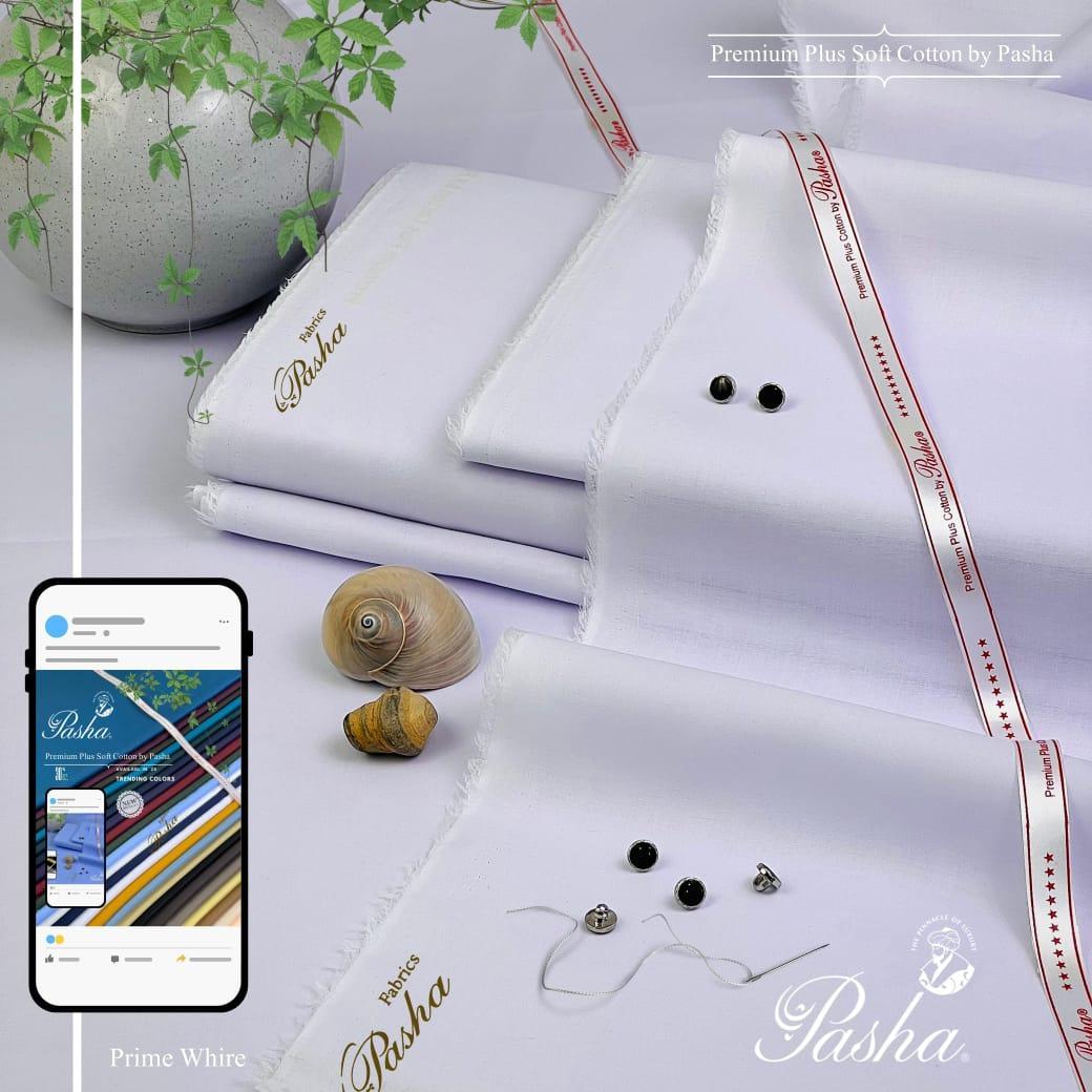 Men’s Unstitched Cotton Plain Suit