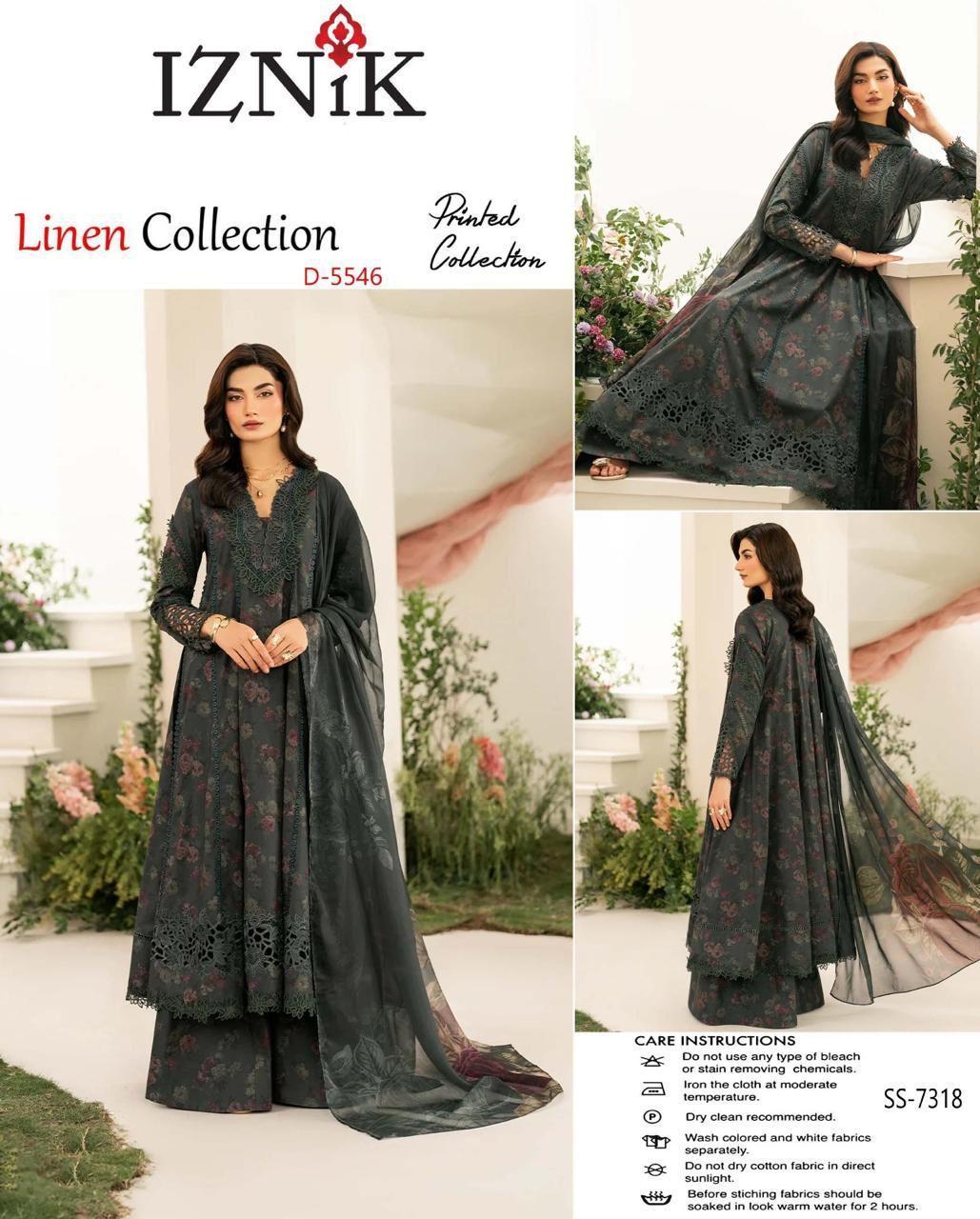 3 Pcs Women's Unstitched Digital Print Suit