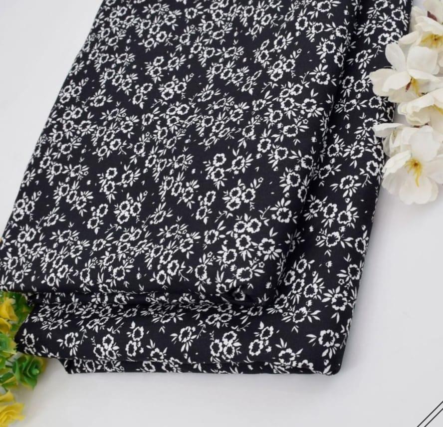 2 Pcs Women's Unstitched Printed Suit