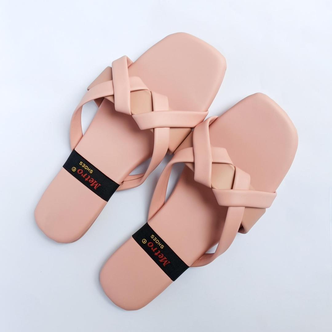 Women's PU Leather Slippers
