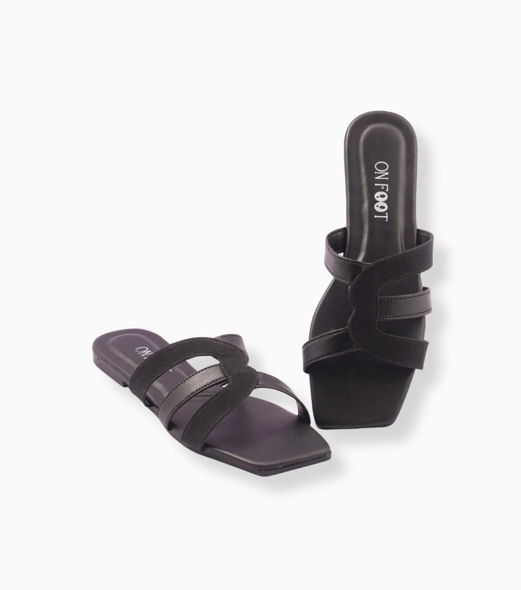 Shiny Slippers - 037 BK